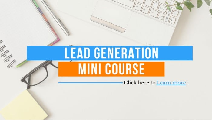 lead gen mini course
