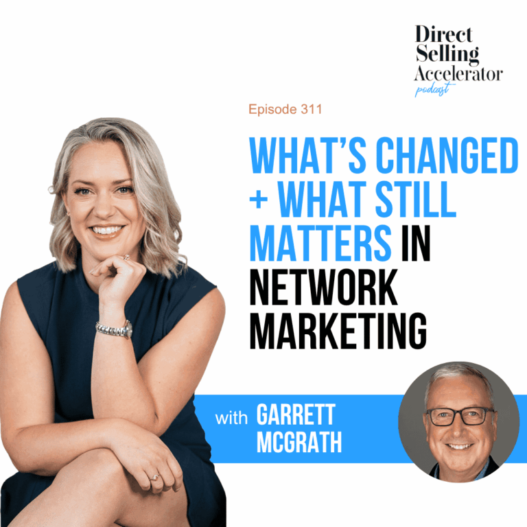 Podcast cover about network marketing changes